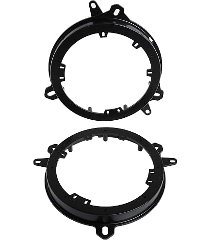 Kit D'amélioration Audio Pour Voiture - Anneaux En Mousse Pour Haut-parleurs 16.5 Cm (diam. ~19.5 Cm) - Isolation, Réduction Vibrations, Meilleure Clarté Sonore