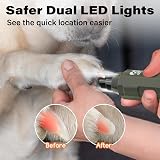 Casfuy 6-Speed Dog Nail Grinder Newest Enhanced Quiet Rechargeable Electric view 3