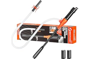 BestCosy Automatic Electric Fuel Transfer Pump Siphon Pump for Gas, Fuel, Diesel, Water Transfer 2.6 GPM Flow Oil Extractor -Easy to Use Hand Fuel Pump, Multi-Use Siphon Fuel Transfer Pump