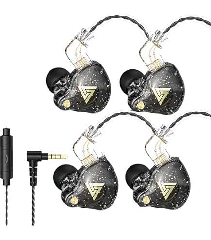Amazon.com: HJX QKZ AK6 Pro Wired IEM for Gaming Earbuds with MIC