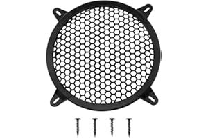 Xhziy 8-inch Speaker Grille subwoofer Grille and Waffle Grille Guard Visor Subwoofer Grille with mounting Screws -1pcs