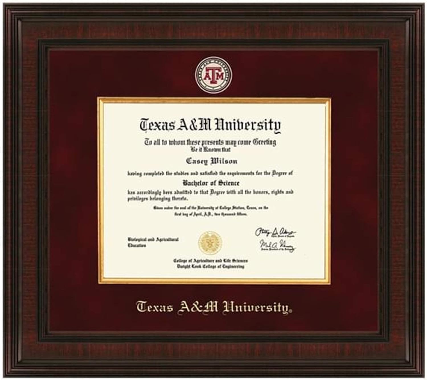 Excelsior La Hart Purdue University Masters Phd Diploma Frame M Home Kitchen Studiodarpan Decor