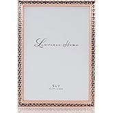 Lawrence Frames Metal Picture Frame with Hammer Effect, 5x7, Copper