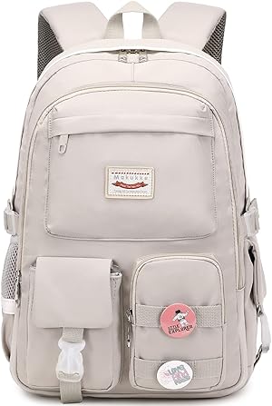 Makukke Rucksack Damen - Schulrucksack Mädchen Teenager, Cute Anime Bookbag Frauen Casual Daypack Anti-Theft Rucksäcke für Universität Reisen Freizeit Arbeit