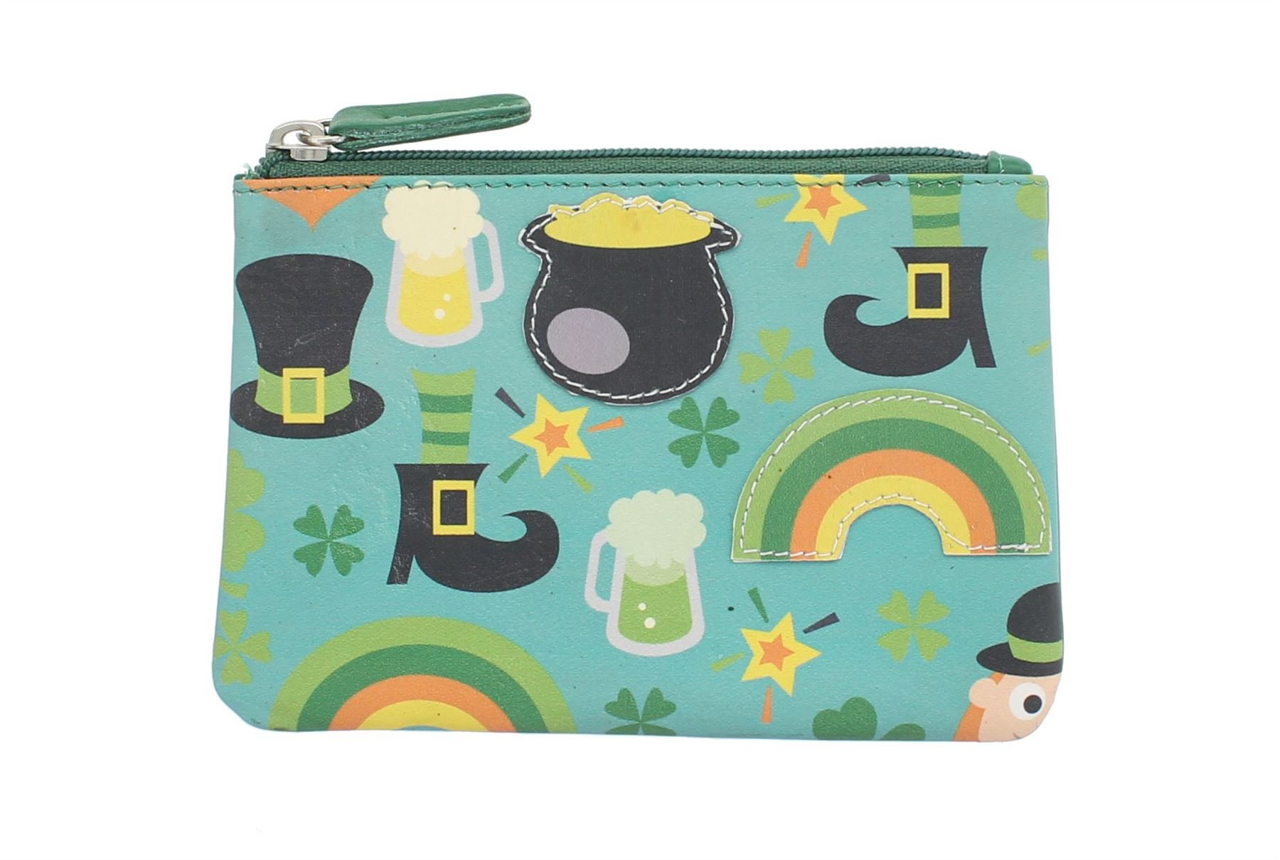 Mala Leather Applique and Printed Leather Coin Purse 4115_11 Ireland