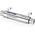 iSpring UVF11A UV Ultraviolet Light Water Filter with Smart Flow Control Switch 11W, 110V, 10-INCH