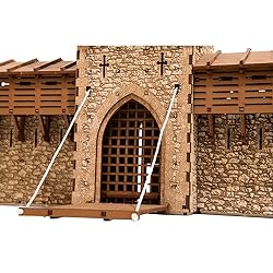 Barbican P - Castle gate - 3D Wooden Puzzle - DIY