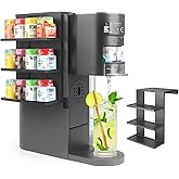 Flavor Pod Holder for Ninja Thirsti WC1001 Soda Maker, 12-Pod Capacity Wooden Organizer Rack, Countertop Storage Station & Custom Accessory for Thirsti Drink System (Holder Only)