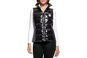 DKNY womens Super Wet Cire Puffer VestDown Vest