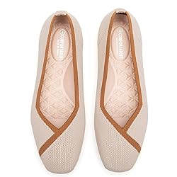 Frank Mully Womens Square Toe Flat Shoes