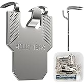 20Pcs Claw Drywall Picture Hanger Hooks, Picture Hanging Kit Hold up to 40lb, No Damage Heavy Duty Hook for Hanging Picture, 