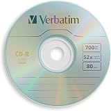 Verbatim 100 Pack CD-R Recordable Discs 700MB 52x 80 Minute Spindle FFP view 2