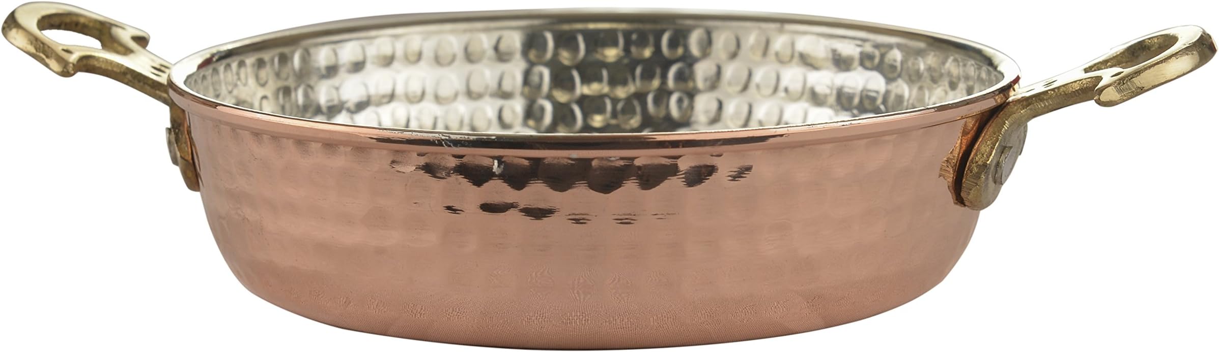 MisterCopper 1.2 MM Thick Hammered Copper Omelette Frying Pan Cookware (5.5 inch Diameter)