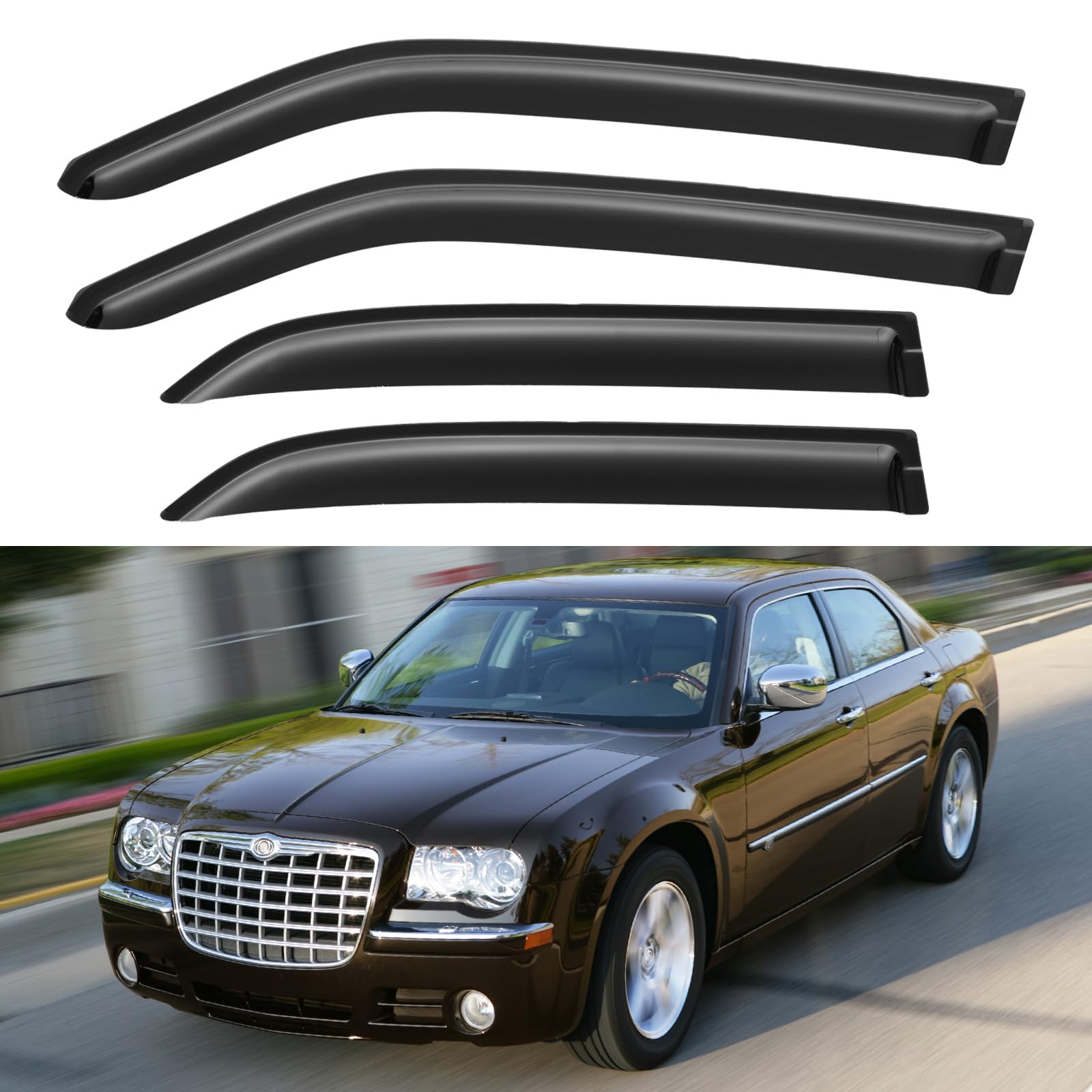 Window Visors Rain Guards Shield for 2005-2010