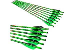 Pinals Archery Camo 400 Grain Crossbow Bolts 22 20 inch Carbon Hunting Arrows Crossbolt 12PCS