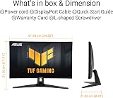 ASUS TUF Gaming VG27UQ1A 27 inch 4K 160Hz FreeSync HDR Monitor view 6