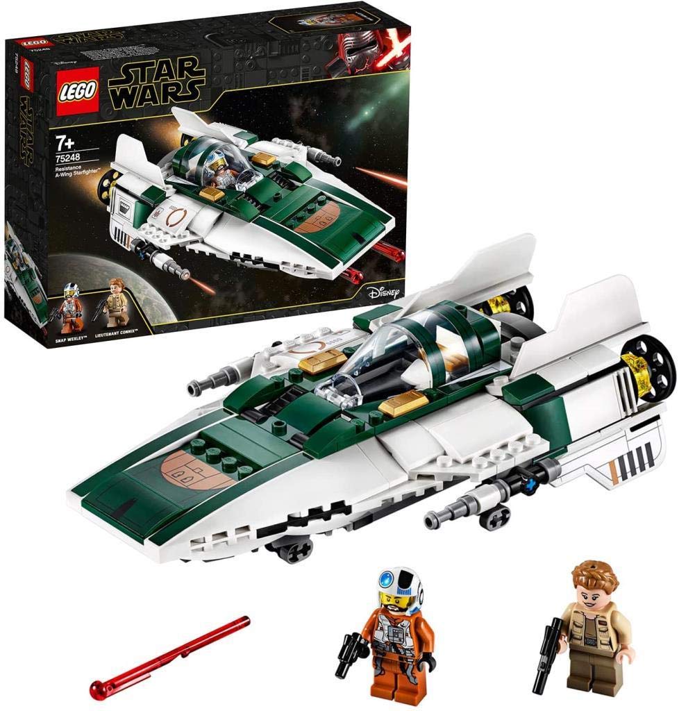 LEGO 75248 Star Wars Resistance A-Wing Starfighter Battle Starship Building Set, The Rise of Skywalker Movie Collection