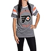 Calhoun NHL Ladies Loose Fit Varsity Style Retro Lounge T-Shirt