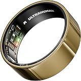 Ultrahuman Ring AIR Bionic Gold Size 10 Sleep Tracking Fitness HR view 1