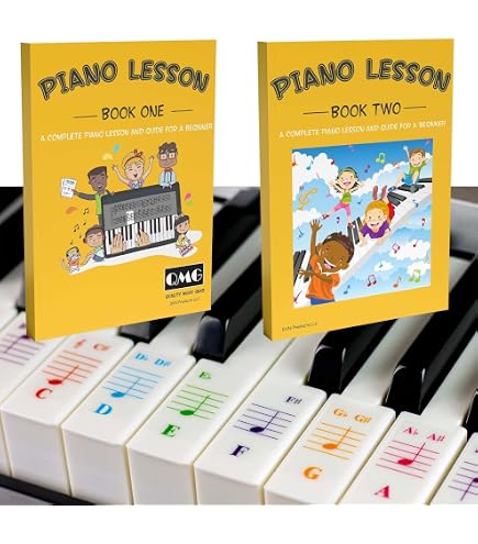 Lot de 2 autocollants pour clavier de piano 54/61/76/88 touches amovibles Guide des notes de piano transparentes pour débutants Lot de 2 autocollants pour clavier de piano 54/61/76/88 touches amovibles Guide des notes de piano transparentes pour débutants