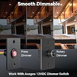 acegoo 12V LED Campervan Recessed Ceiling Light 2.5W 6 pack 3000K CRI 93 view 2