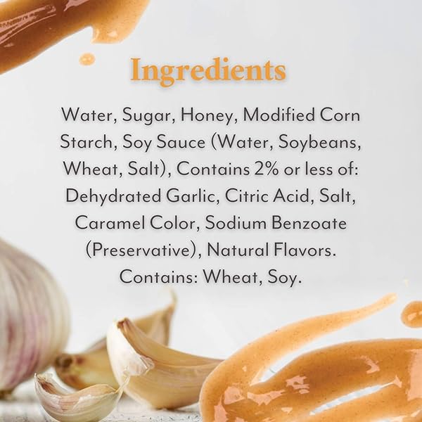 ROLAND FOODS FUSION SOLUTIONS HONEY GARLIC SAUCE, SPECIALTY IMPORTED FOOD, 9 POUND 11 OUNCE, PACK OF 1