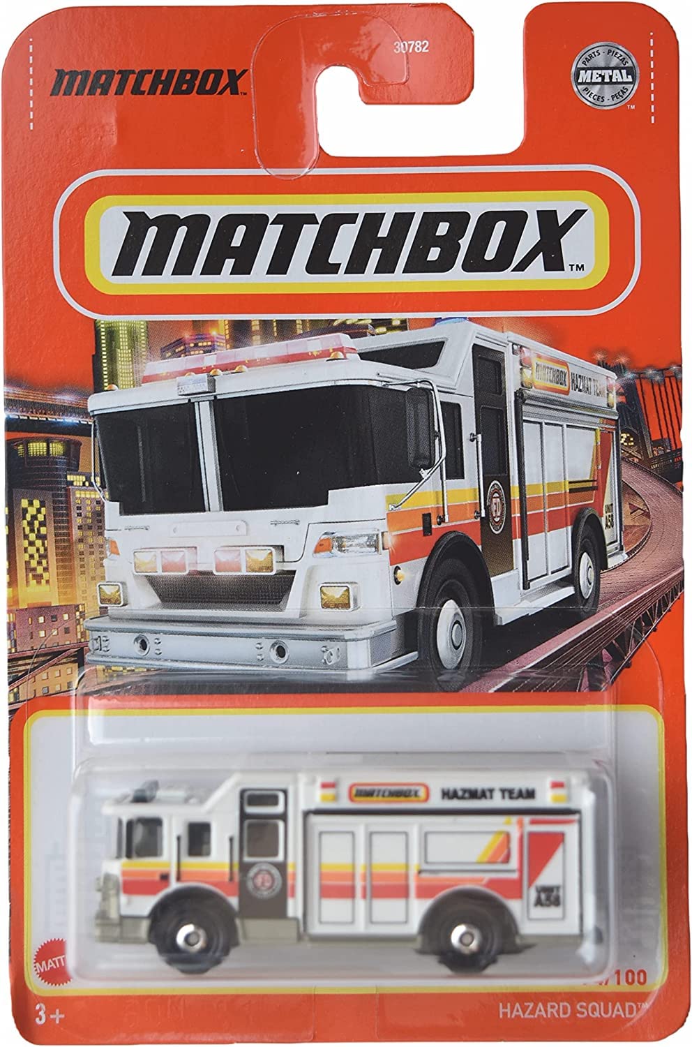 DieCast Matchbox Hazard Squad - White 94/100