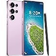 Huness I25 Ultra Unlocked Phone,Built in Pen The Phone,Cell Phone Battery 7000mAh 6.99" HD Screen,Android 14 8+256GB Smartphone,Dual SIM/5G/Face ID/Fingerprint Lock/GPS (Purple)