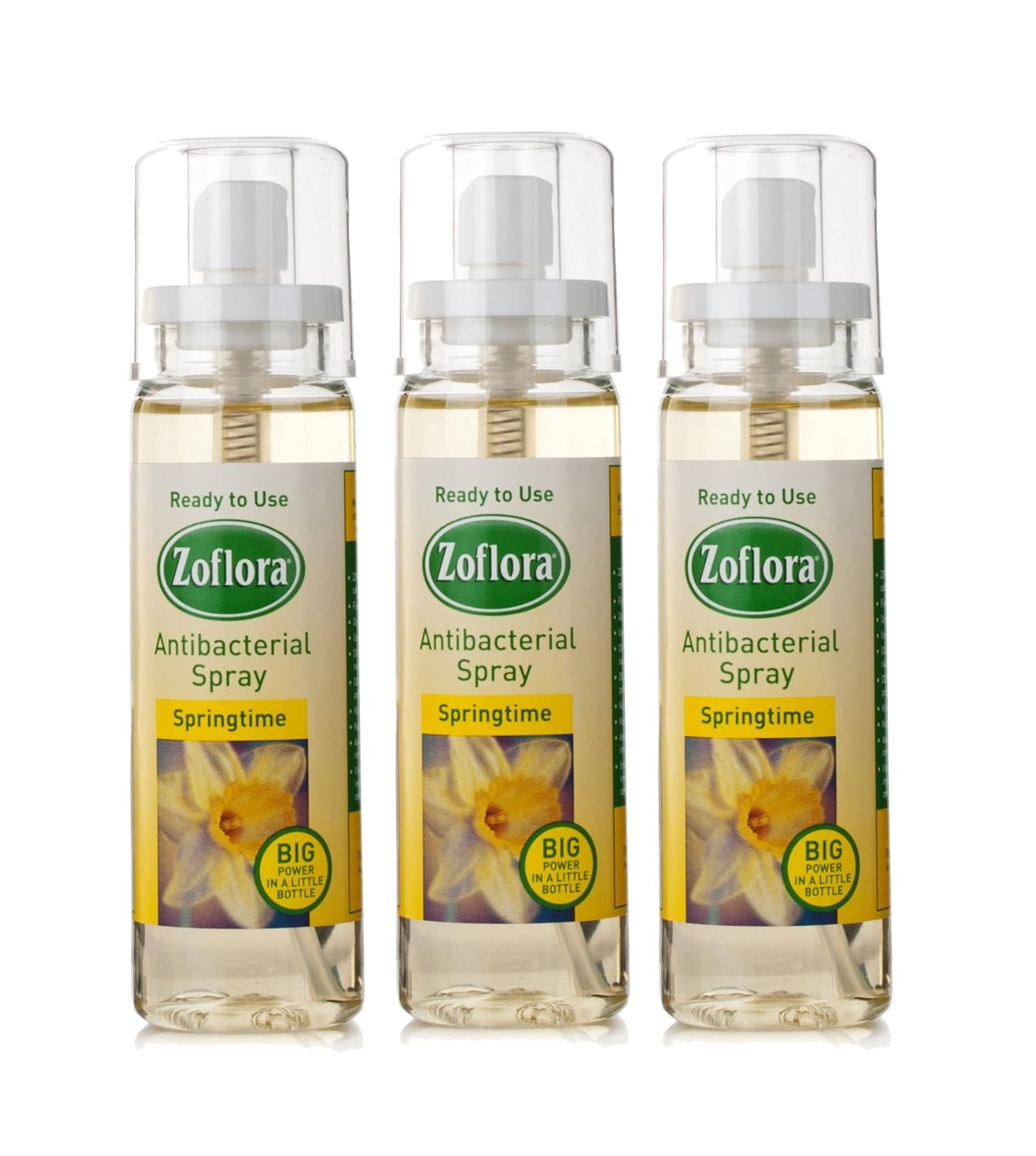 3 X Zoflora Springtime Spray Antibacterial Disinfectant*100ml**Wow