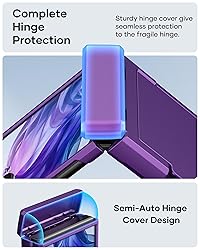 ATATOO for Motorola Razr+ Plus 2024 Case, Built-in