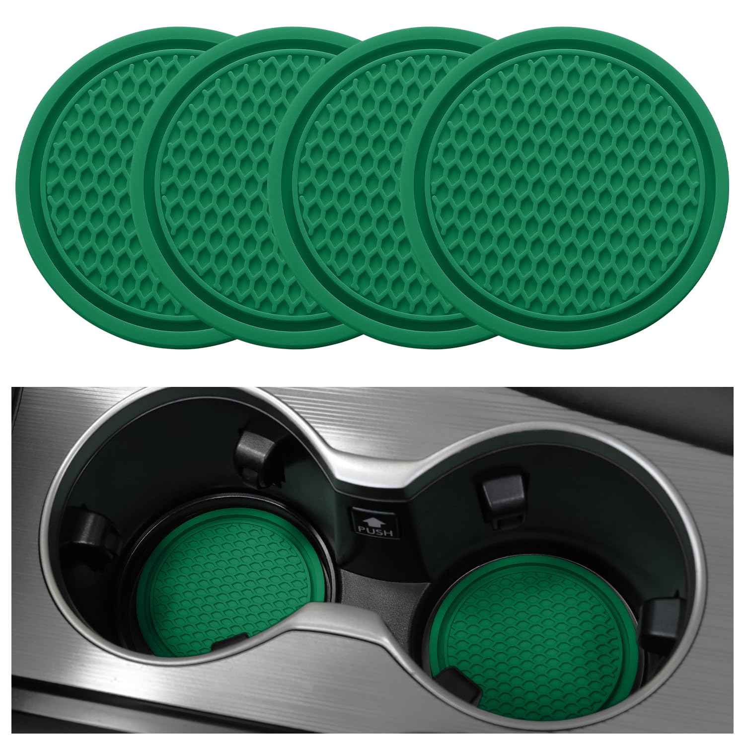 SINGARO Car Cup Coaster, 4PCS Universal Non-Slip