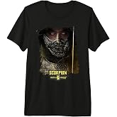 Mortal Kombat 2 Scorpion Portrait Premium Tri-Blend T-Shirt