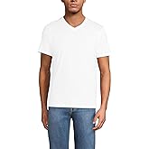 Lands' End Men's Short Sleeve American-Grown Supima Cotton V-Neck Tee
