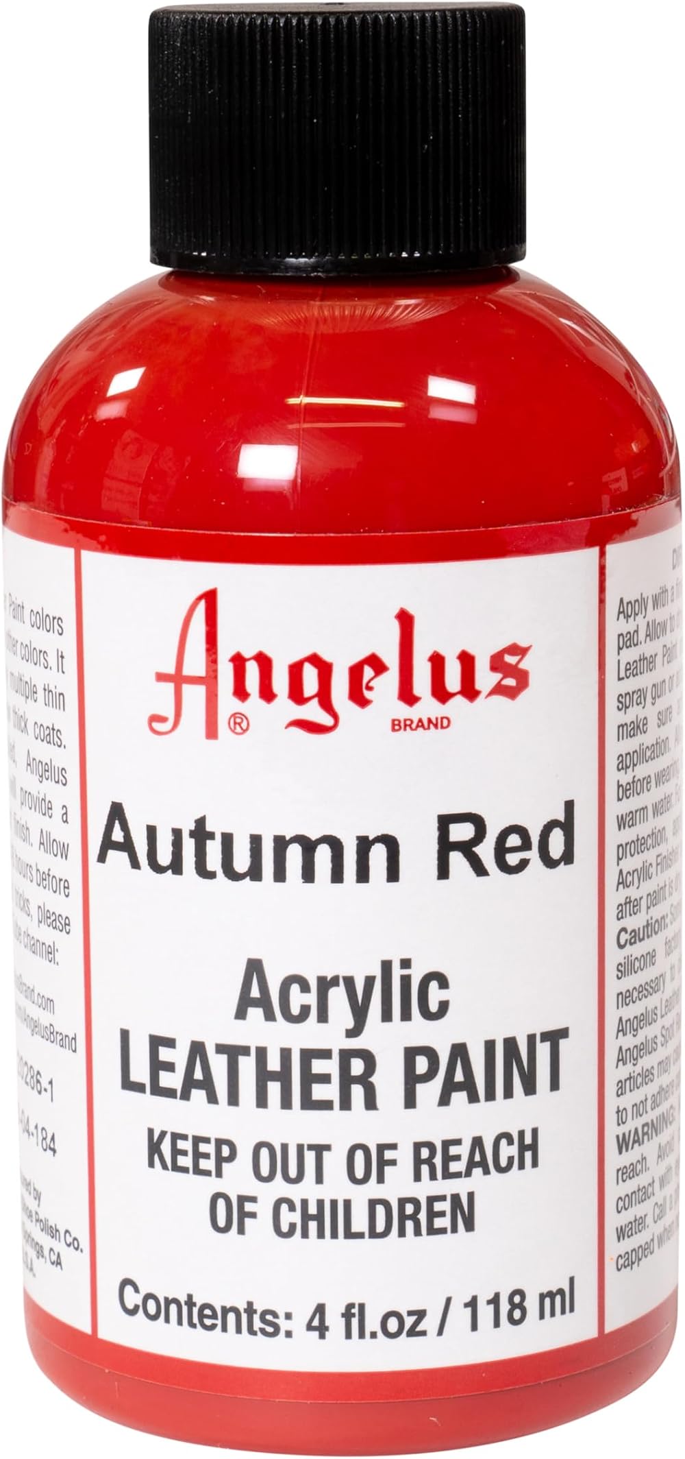 Angelus Acrylic Leather Paint – Flexible Non-Tading Water Based 1 oz