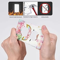 Unicorn Pink Single Outlet Wall Plate Cover
