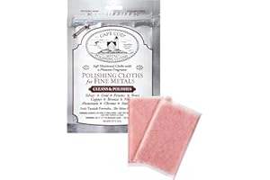 Cape Cod Polish Co Metal Polishing Cloths Foil Pouch 0.53oz, Stainless Steel