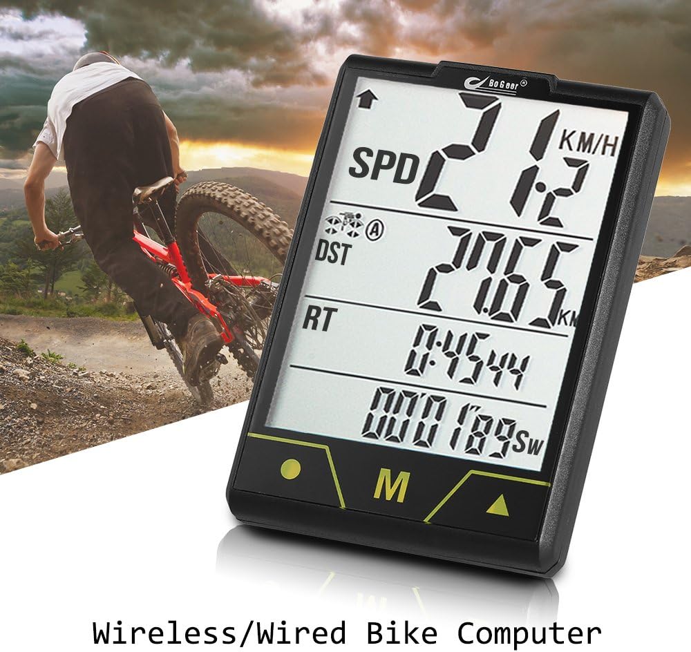bike computer with temperature