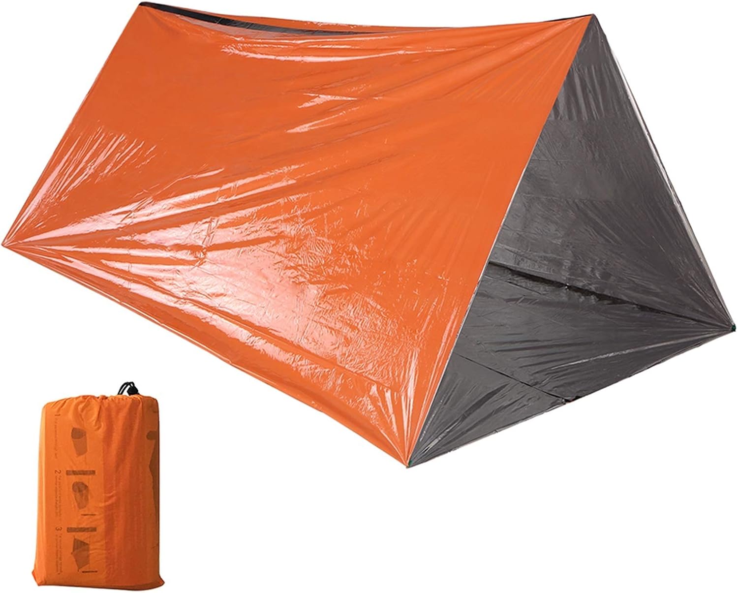 NXYBD Emergency Tube Tent Survival Orange Shelter Rescue Camping Tent