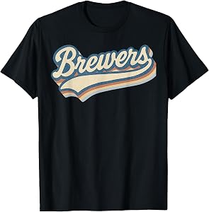 Vintage Graphic Brewers Last Name Lover Throwback Retro T-Shirt