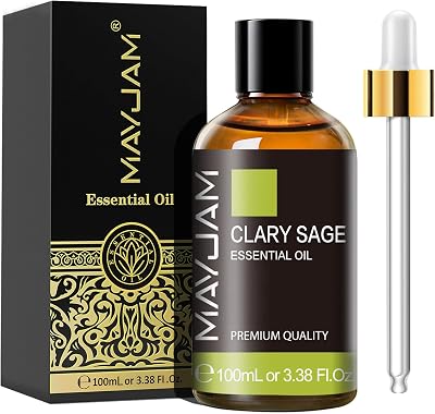 MAYJAM Clary Sage Essential Oils 100ML Diffuser Humidifier DIY Home Office