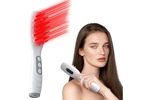 FIOGEO Laser Therapy Hair Growth Comb, Red Light Therapy for Hair Growth, Therapy brush, therabrush for hair growth