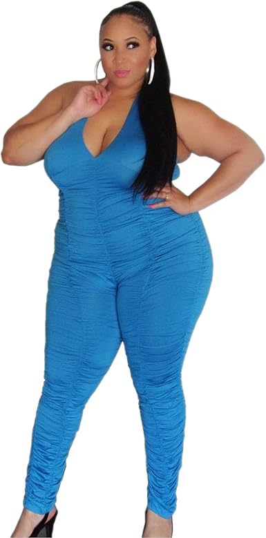 turquoise jumpsuit plus size
