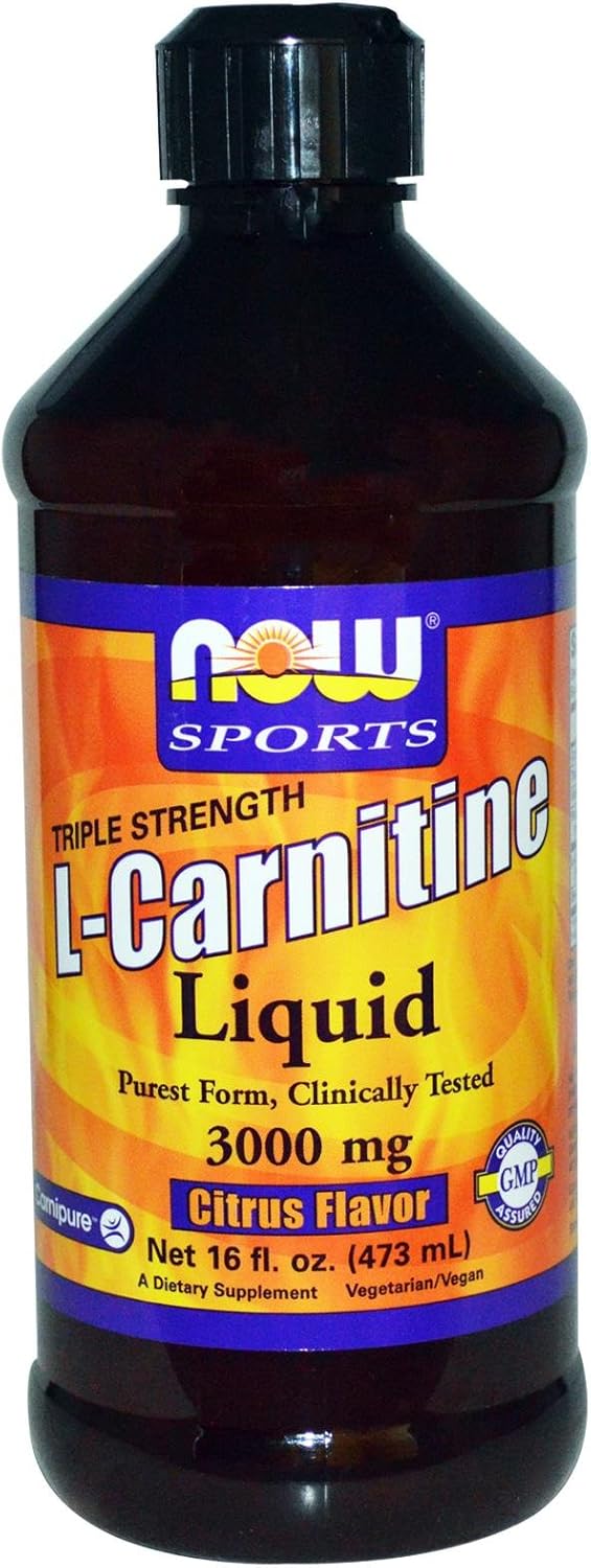 Now Sports - Liquid L-Carnitine (Citrus Flavor) 3000 mg - 16 fl. oz (473 ml) by: Health & Personal Care