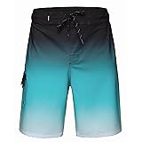 Rokka&Rolla Men's 4-Way Stretch Swim Trunks