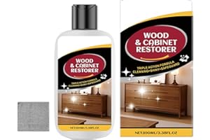 Wood Cleaner and Restorer | 100ml Wood and Cabinet Restorer,Filler Oil Repair Cleaner for Removes Dirt Residues Dust Prevent 