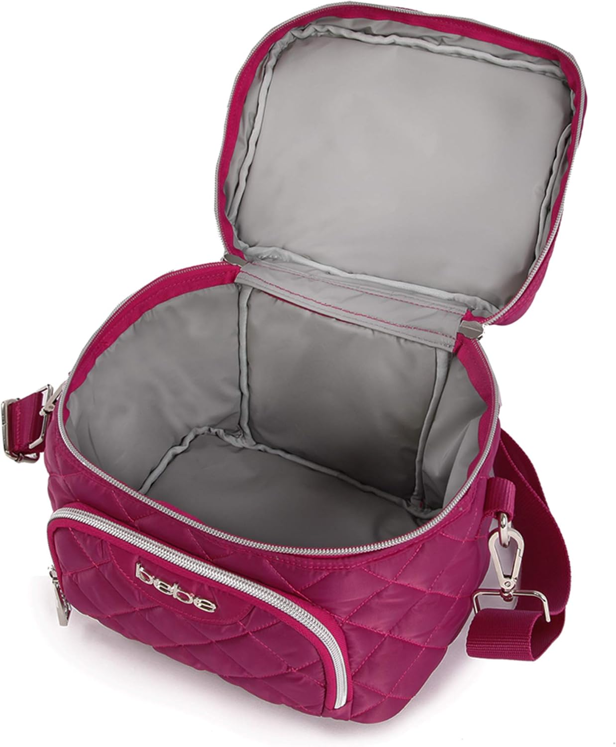 Amazon Com Bebe Women S Gigi Reusable Insulated Lunch Box Tote Bag Wine One Size Amazon Com Bebe Women S Gigi Reusable Insulated Lunch Box Tote Bag Wine One Size