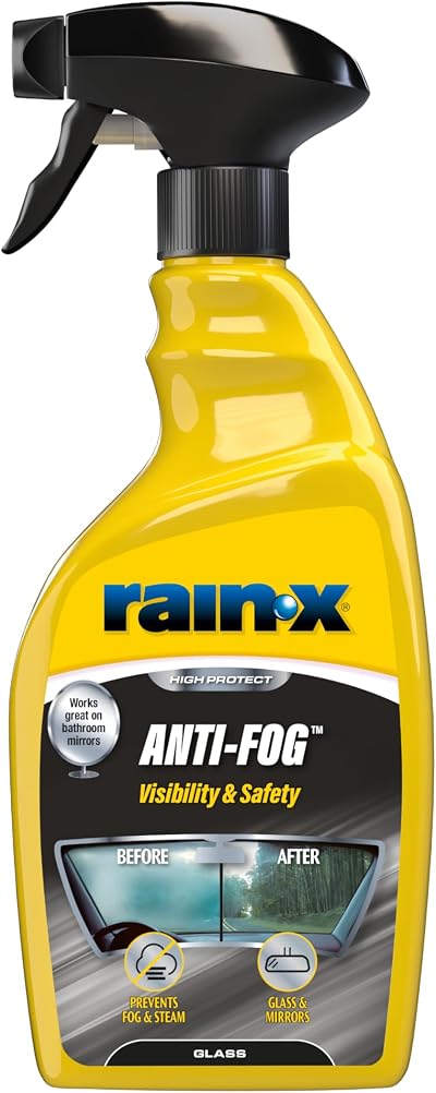 Rain-X Anti-Fog 500ml - Prevents Fogging on Car Windows & Mirrors