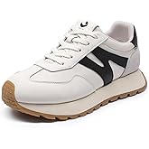 somiliss Platform Fashion Sneakers for Women Suede Patchwork Casual Tennis Shoes Comfortable Non Slip Running Walking Shoes