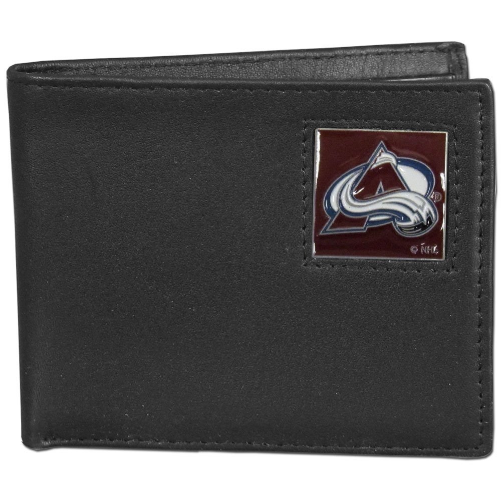Siskiyou NHL Sports Mens Colorado Avalanche Leather Bi-fold Wallet One Size Black