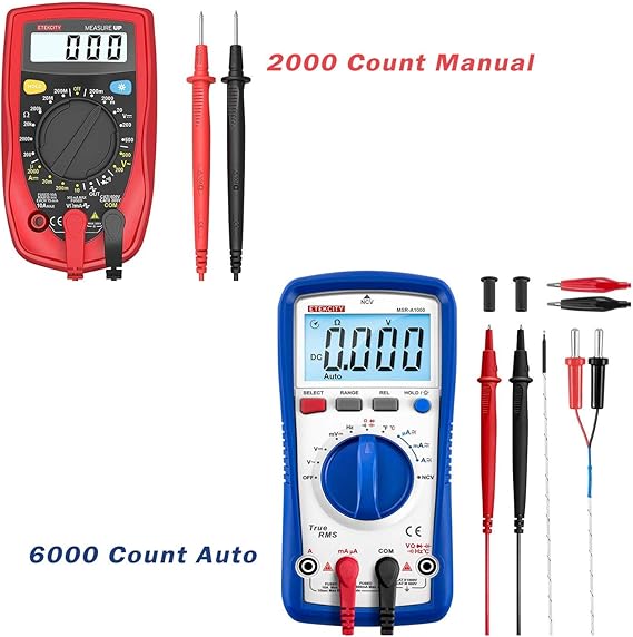 Amazon.com: Etekcity Digital Multimeter 2000 Count Manual and 6000